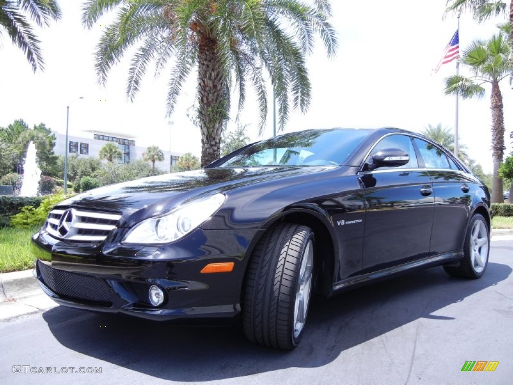 Black 2006 Mercedes-Benz CLS 55 AMG Exterior Photo #52136050