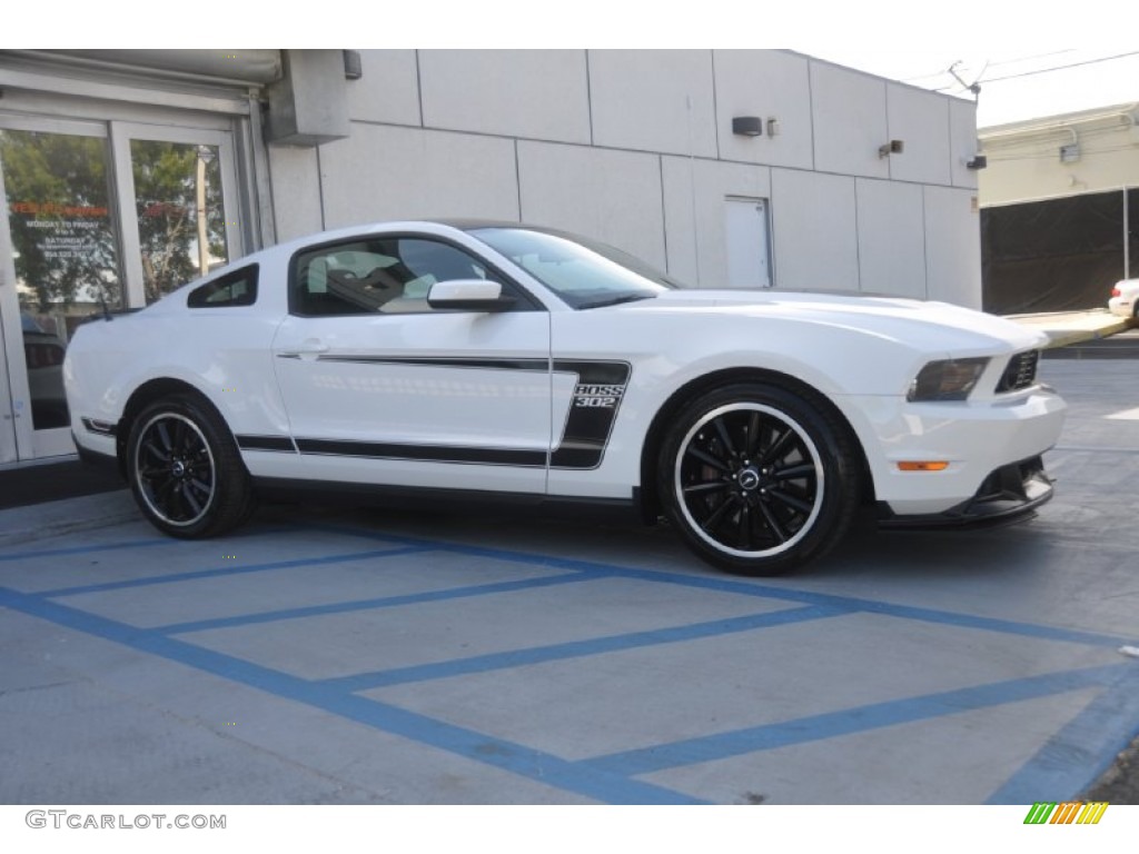 Performance White 2012 Ford Mustang Boss 302 Exterior Photo #52136161