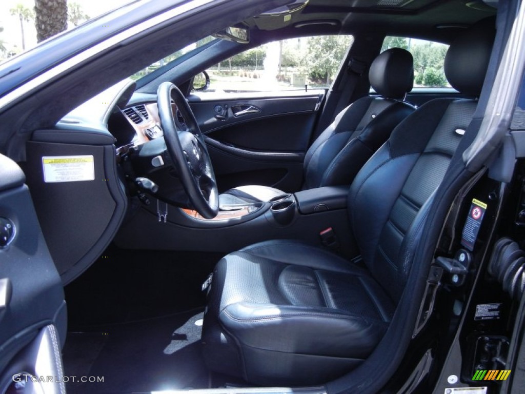 AMG Charcoal Nappa Leather Interior 2006 Mercedes-Benz CLS 55 AMG Photo #52136203