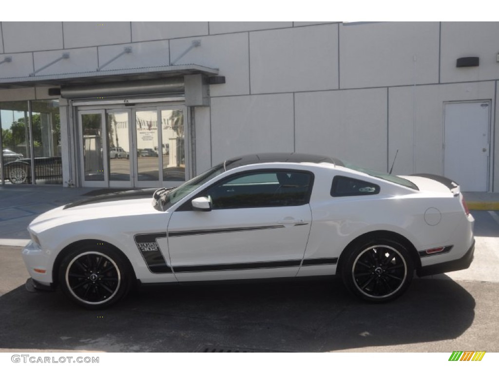 Performance White 2012 Ford Mustang Boss 302 Exterior Photo #52136215