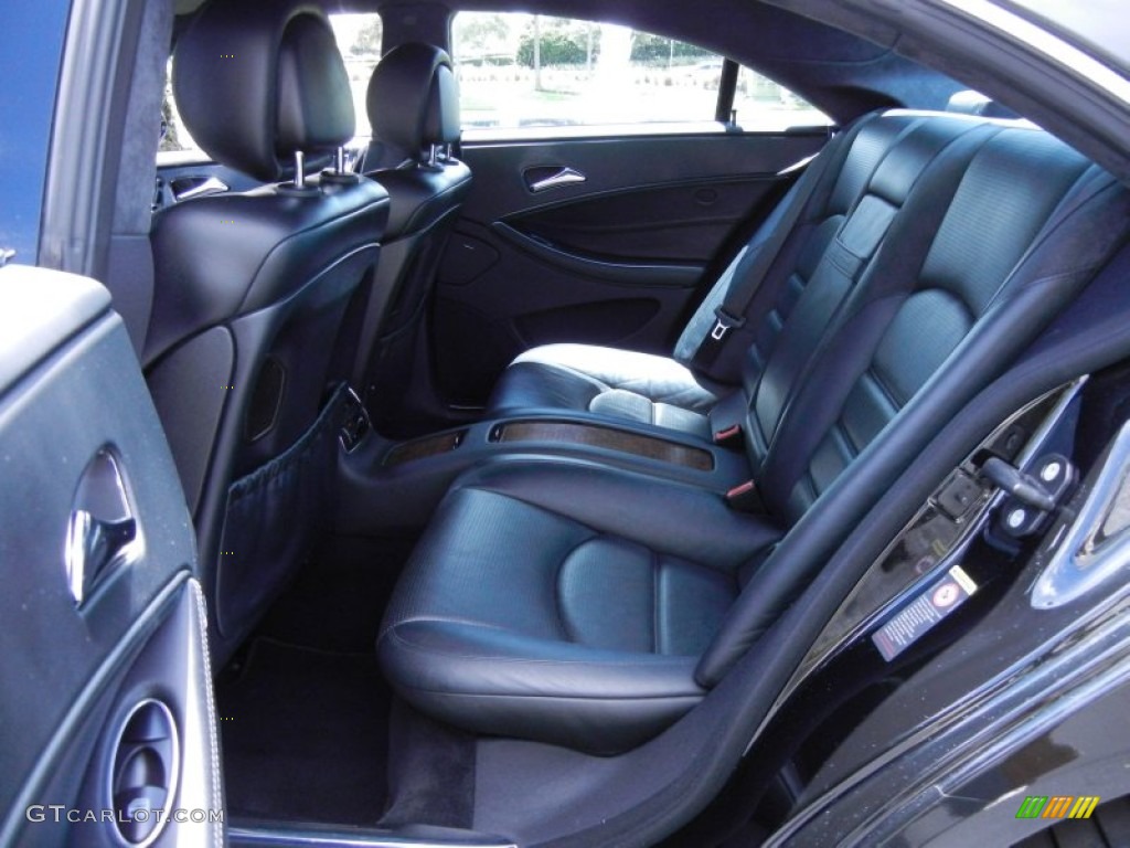 AMG Charcoal Nappa Leather Interior 2006 Mercedes-Benz CLS 55 AMG Photo #52136236