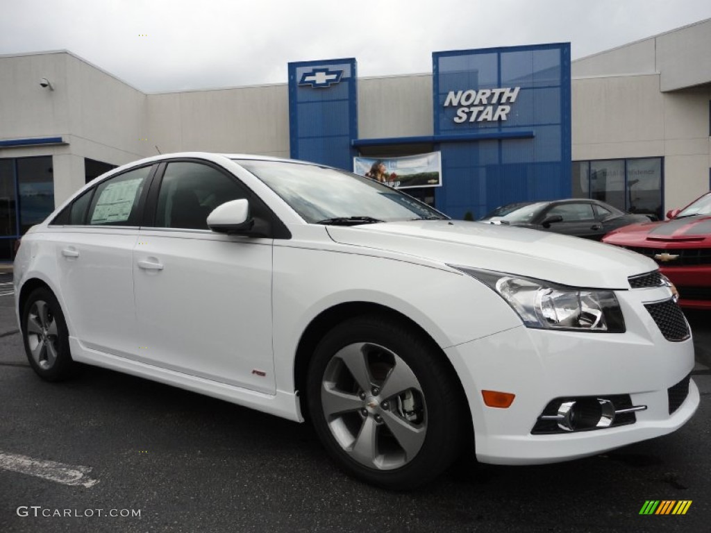 2011 Cruze LT/RS - Summit White / Jet Black/Brick Leather photo #1