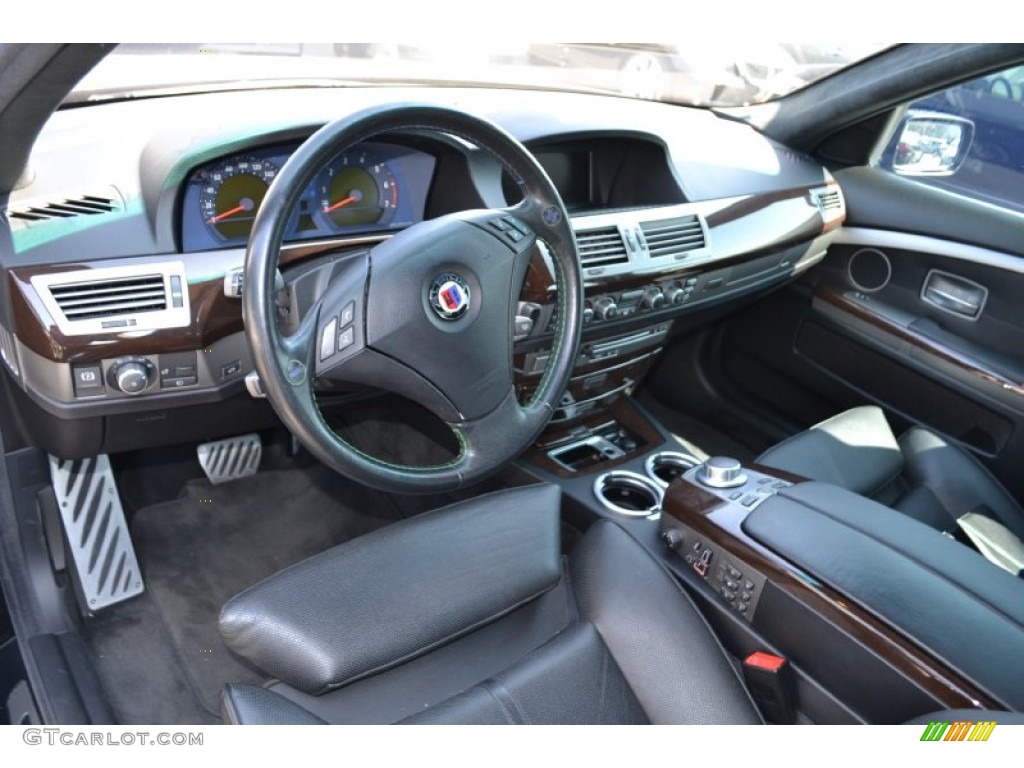 2007 BMW 7 Series Alpina B7 Black Dashboard Photo #52137077