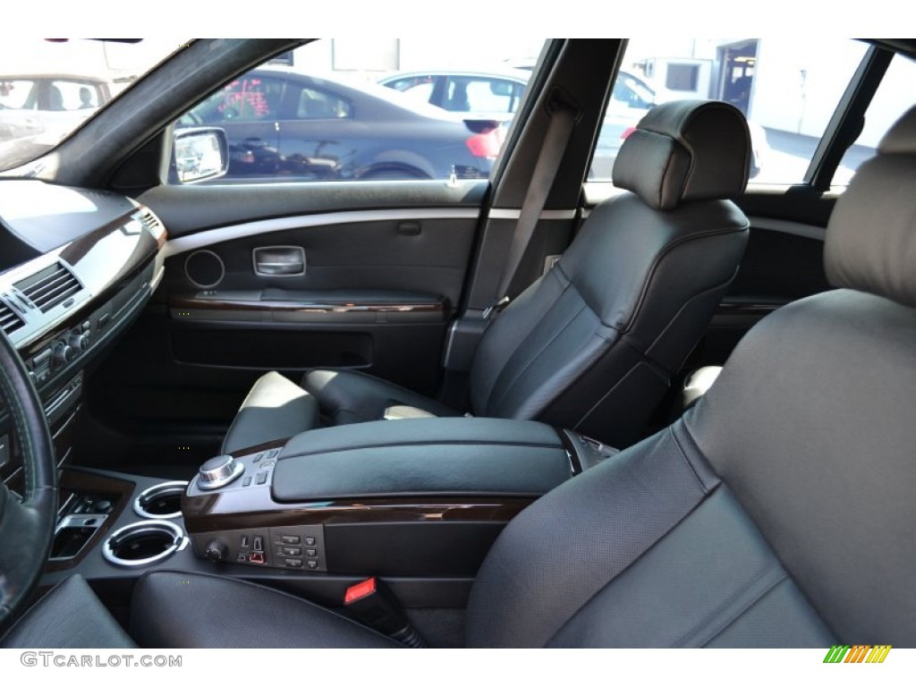 Black Interior 2007 BMW 7 Series Alpina B7 Photo #52137091
