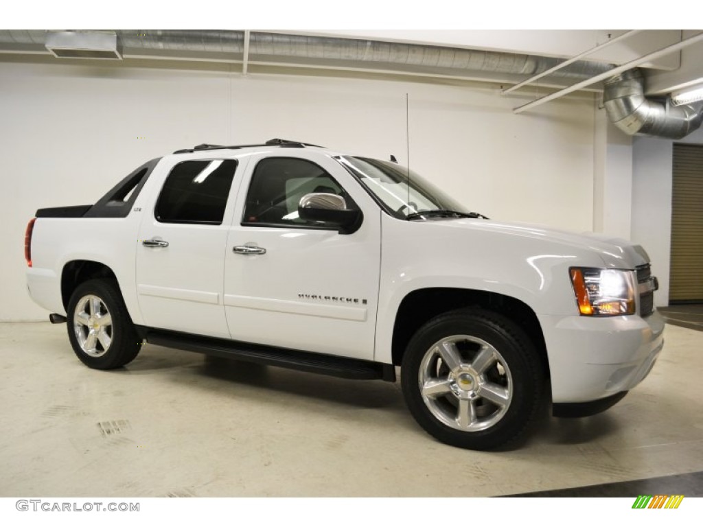 Summit White 2008 Chevrolet Avalanche LTZ Exterior Photo #52137229