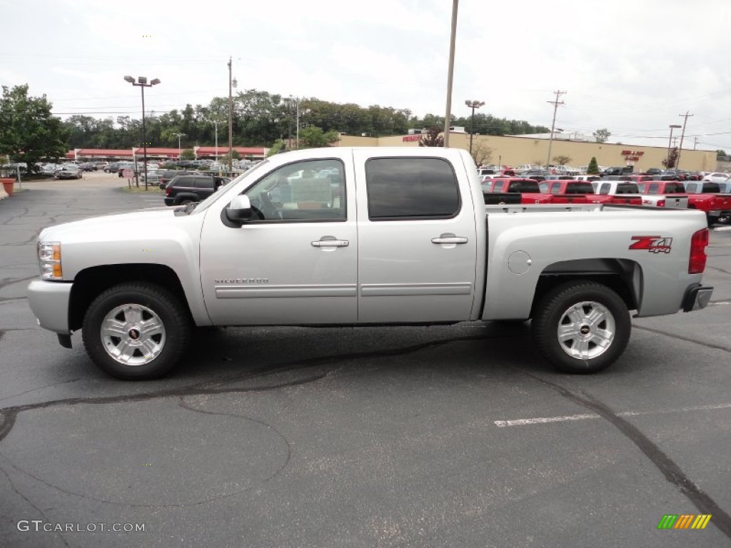 2011 Silverado 1500 LT Crew Cab 4x4 - Sheer Silver Metallic / Ebony photo #4