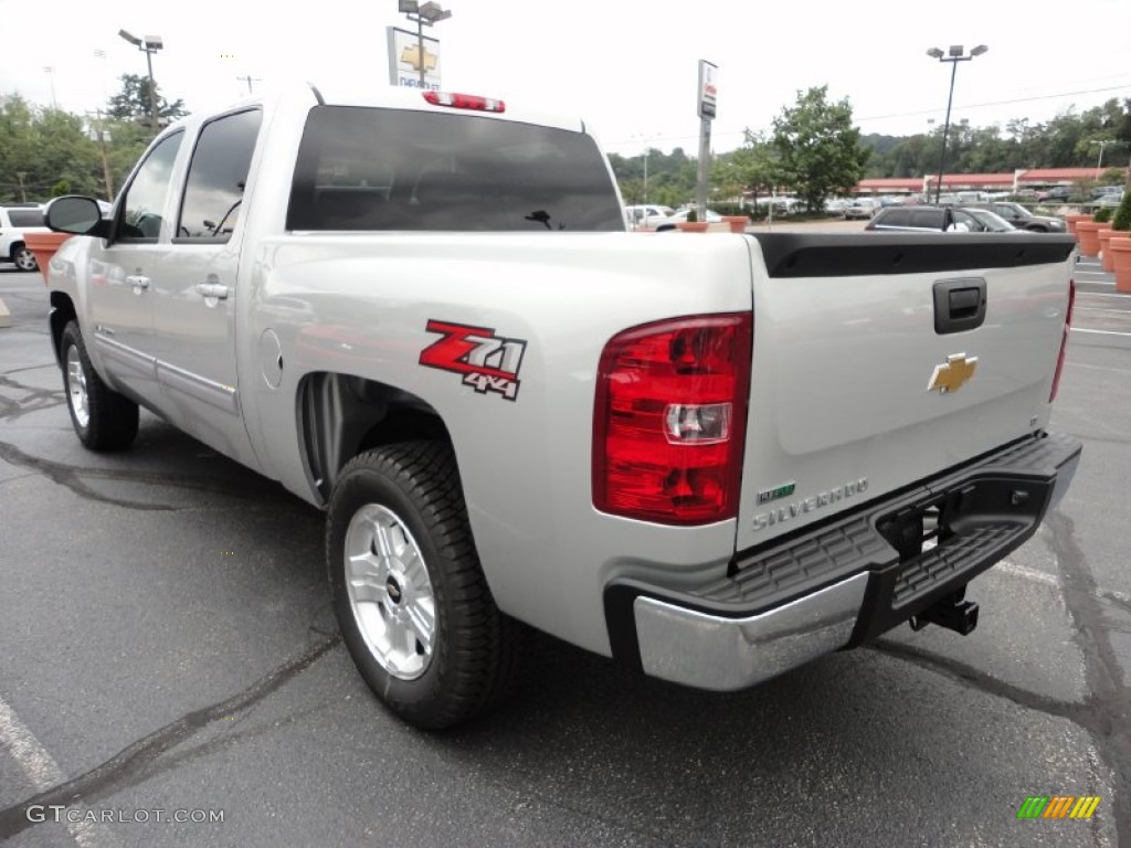 2011 Silverado 1500 LT Crew Cab 4x4 - Sheer Silver Metallic / Ebony photo #5