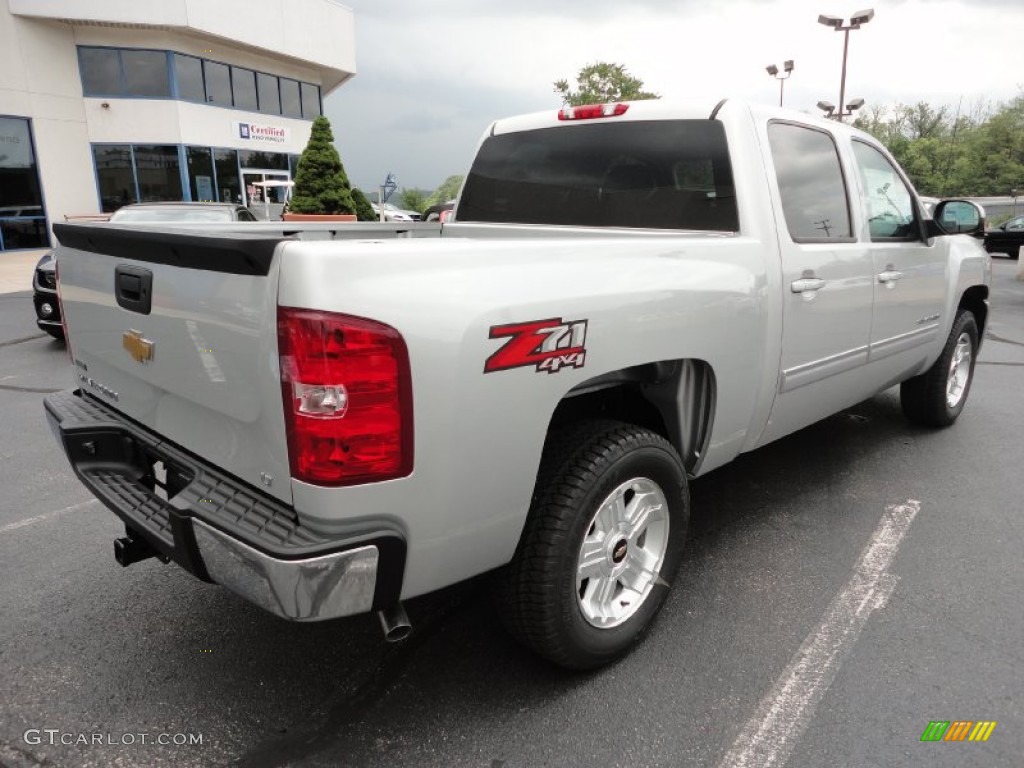 2011 Silverado 1500 LT Crew Cab 4x4 - Sheer Silver Metallic / Ebony photo #7