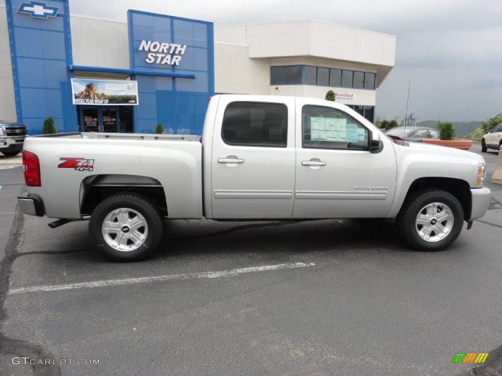 2011 Silverado 1500 LT Crew Cab 4x4 - Sheer Silver Metallic / Ebony photo #8