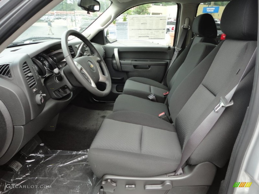2011 Silverado 1500 LT Crew Cab 4x4 - Sheer Silver Metallic / Ebony photo #10