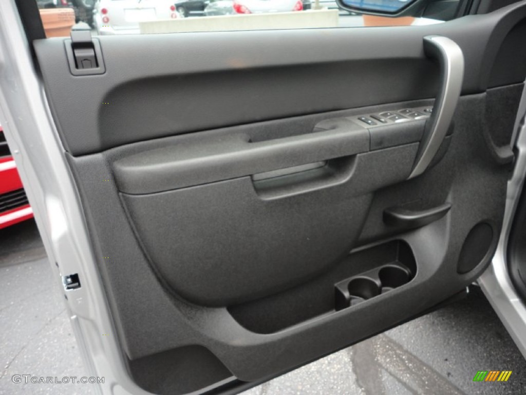 2011 Silverado 1500 LT Crew Cab 4x4 - Sheer Silver Metallic / Ebony photo #11