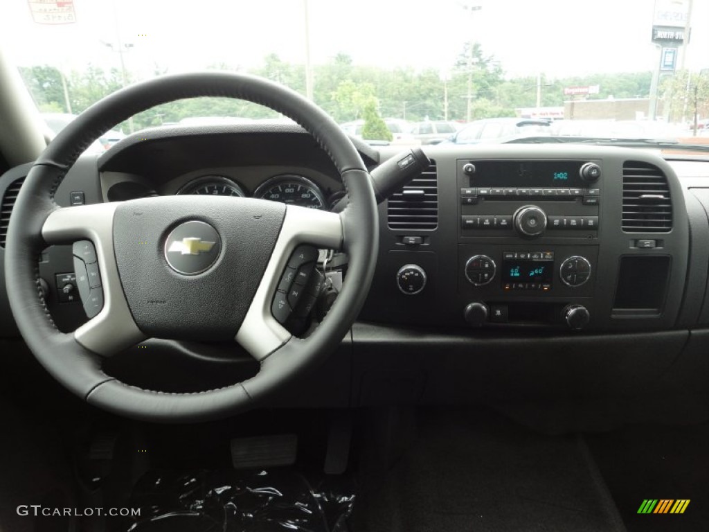 2011 Silverado 1500 LT Crew Cab 4x4 - Sheer Silver Metallic / Ebony photo #12