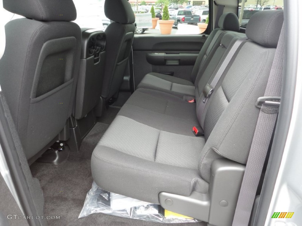 2011 Silverado 1500 LT Crew Cab 4x4 - Sheer Silver Metallic / Ebony photo #13