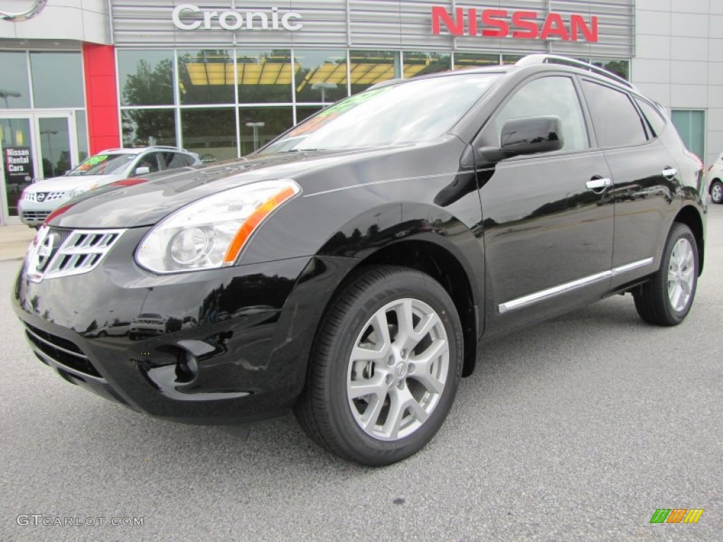 2011 Rogue SL - Wicked Black / Black photo #1