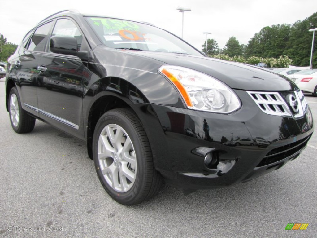 2011 Rogue SL - Wicked Black / Black photo #7