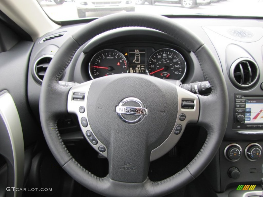 2011 Rogue SL - Wicked Black / Black photo #12