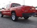 2008 Flame Red Dodge Dakota ST Crew Cab 4x4  photo #3