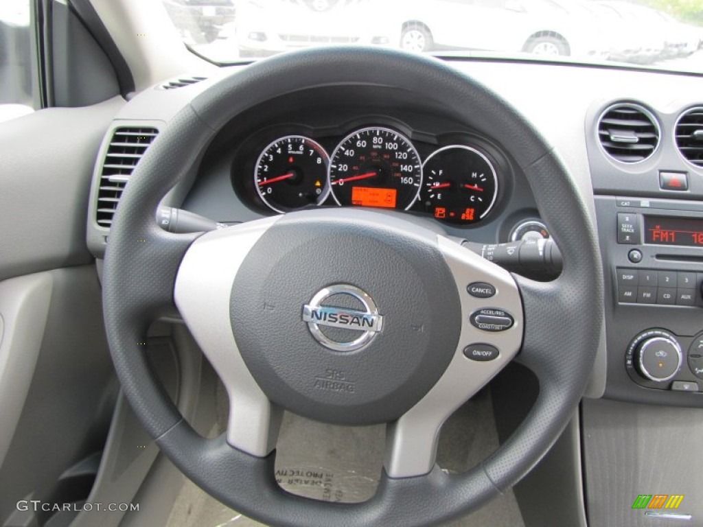 2012 Nissan Altima 2.5 Frost Steering Wheel Photo #52138705