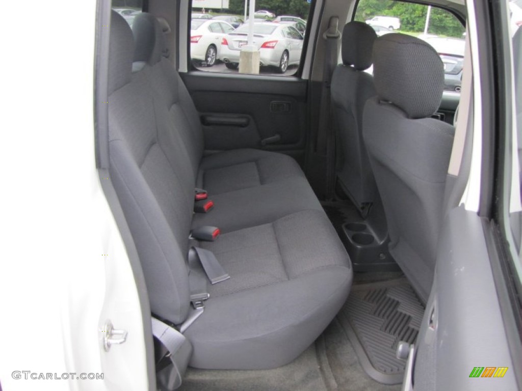 Gray Interior 2001 Nissan Frontier XE V6 Crew Cab Photo #52138984