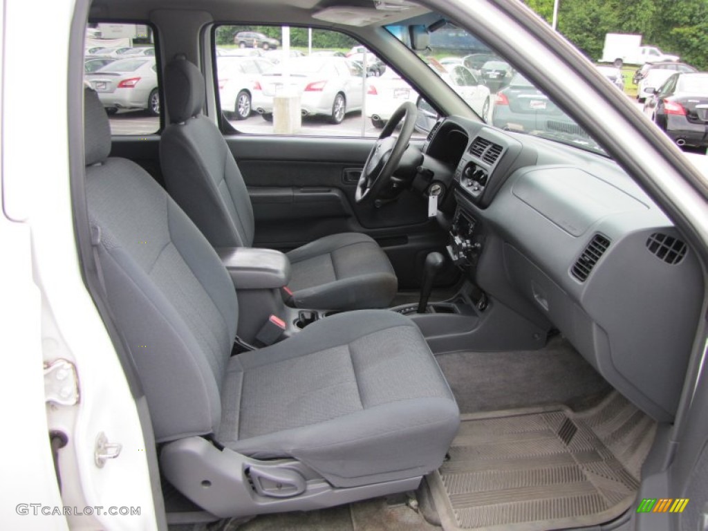 Gray Interior 2001 Nissan Frontier XE V6 Crew Cab Photo #52138999