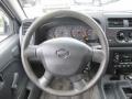 Gray 2001 Nissan Frontier XE V6 Crew Cab Steering Wheel