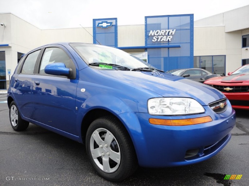 Bright Blue Chevrolet Aveo