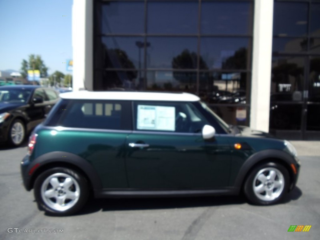 2009 Cooper Hardtop - British Racing Green Metallic / Black/Grey photo #9