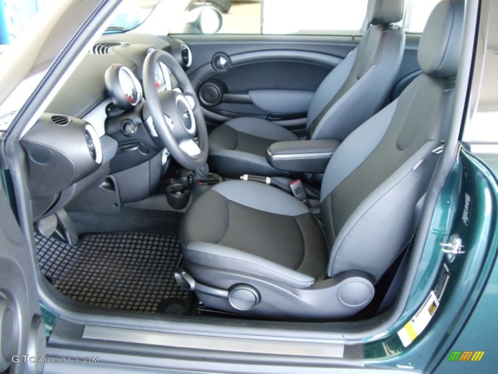 2009 Cooper Hardtop - British Racing Green Metallic / Black/Grey photo #14