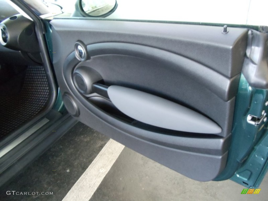 2009 Cooper Hardtop - British Racing Green Metallic / Black/Grey photo #18