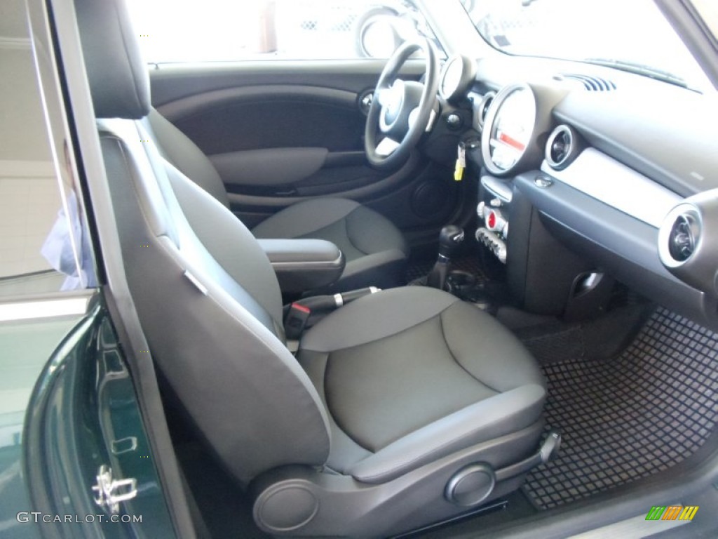 2009 Cooper Hardtop - British Racing Green Metallic / Black/Grey photo #19