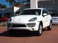 2011 Sand White Porsche Cayenne   photo #1