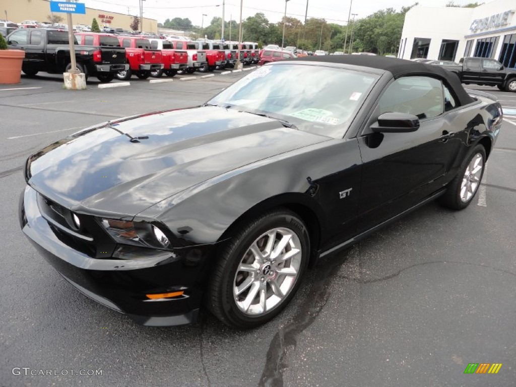 Black 2010 Ford Mustang GT Premium Convertible Exterior Photo #52140409