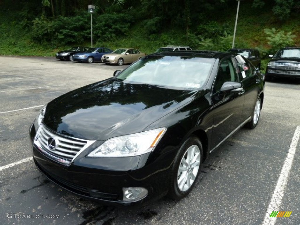 Black Interior 2011 Lexus ES 350 Photo #52141225