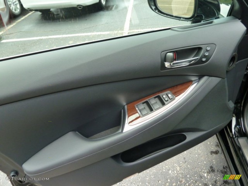 2011 Lexus ES 350 Black Door Panel Photo #52141288