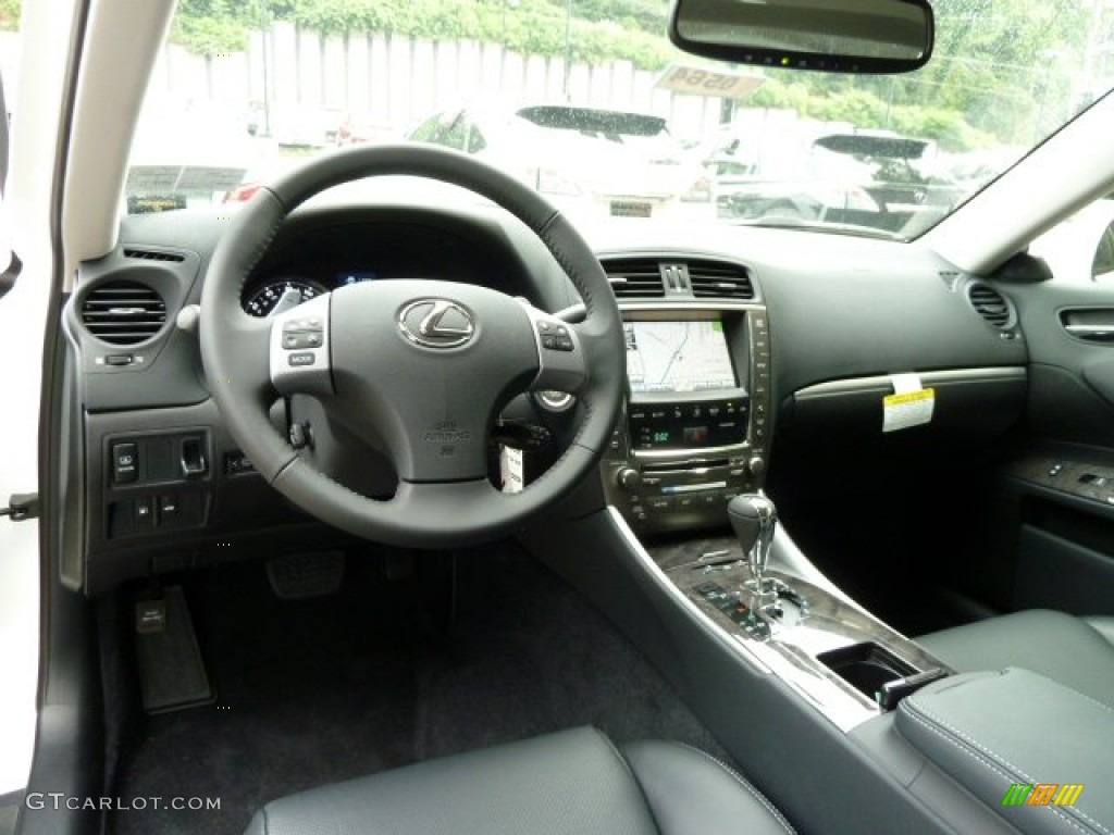 Black Interior 2011 Lexus IS 250 AWD Photo #52141888