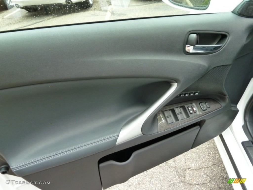 2011 Lexus IS 250 AWD Black Door Panel Photo #52141903