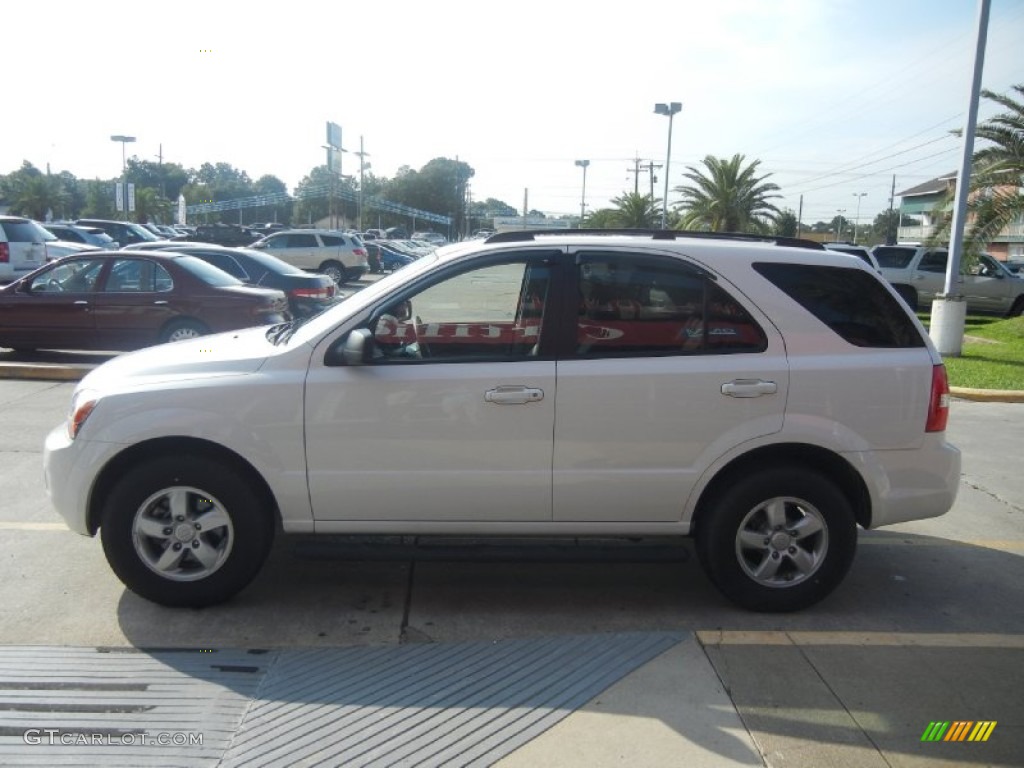 2009 Sorento LX - Clear White / Gray photo #6