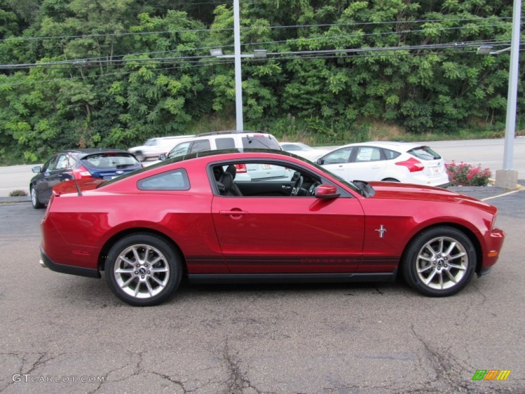 Red Candy Metallic 2010 Ford Mustang V6 Premium Coupe Exterior Photo #52143124