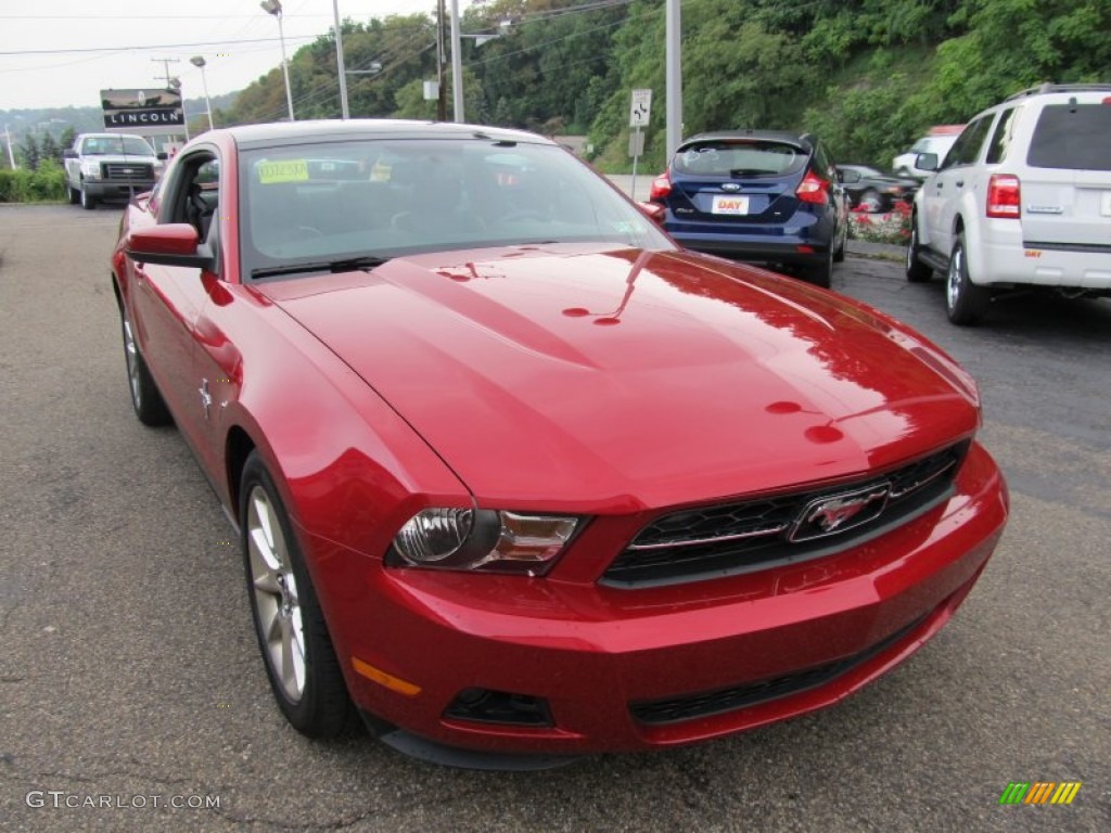 Red Candy Metallic 2010 Ford Mustang V6 Premium Coupe Exterior Photo #52143136