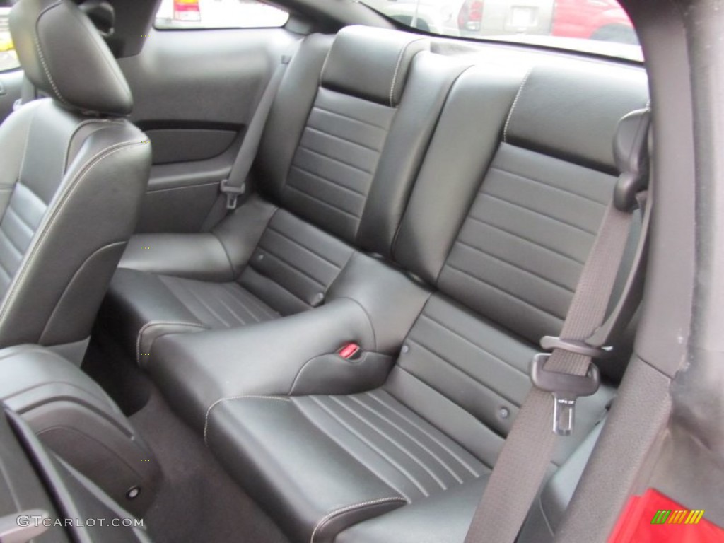 Charcoal Black Interior 2010 Ford Mustang V6 Premium Coupe Photo #52143181