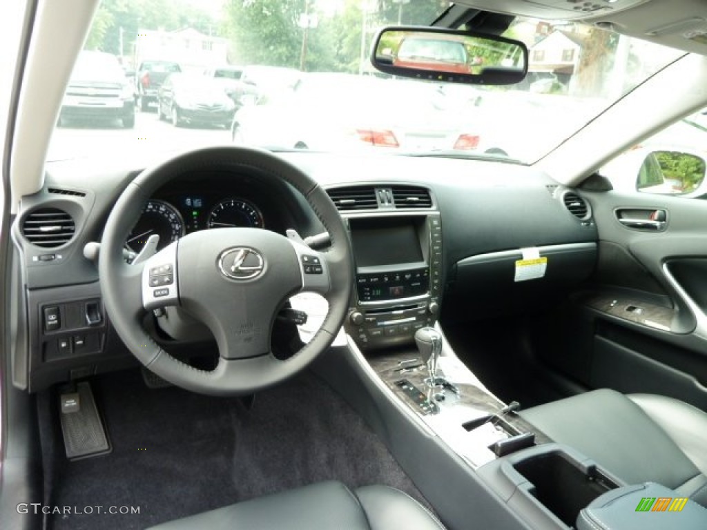 Black Interior 2011 Lexus IS 250 AWD Photo #52143343