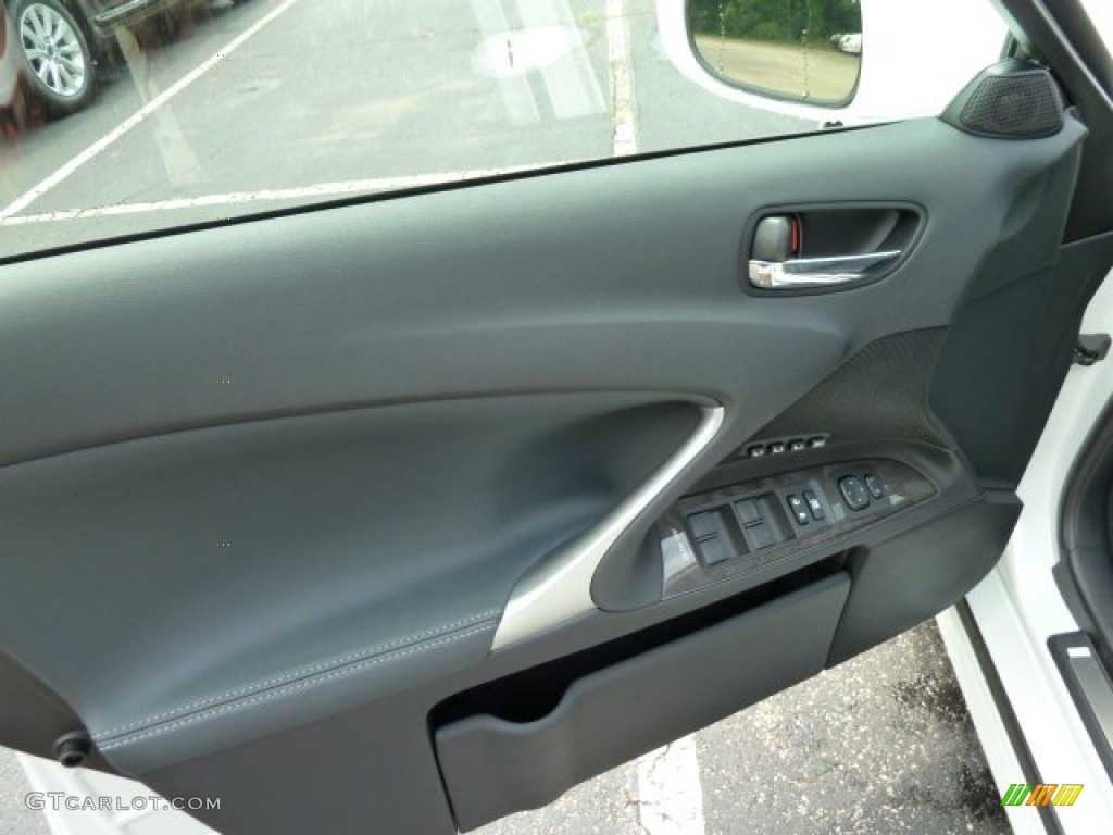 2011 Lexus IS 250 AWD Black Door Panel Photo #52143364