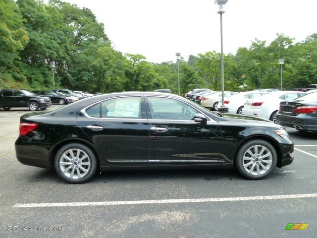 Obsidian Black 2011 Lexus LS 460 AWD Exterior Photo #52143910