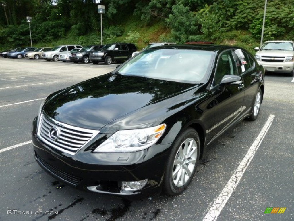 Obsidian Black 2011 Lexus LS 460 AWD Exterior Photo #52143955