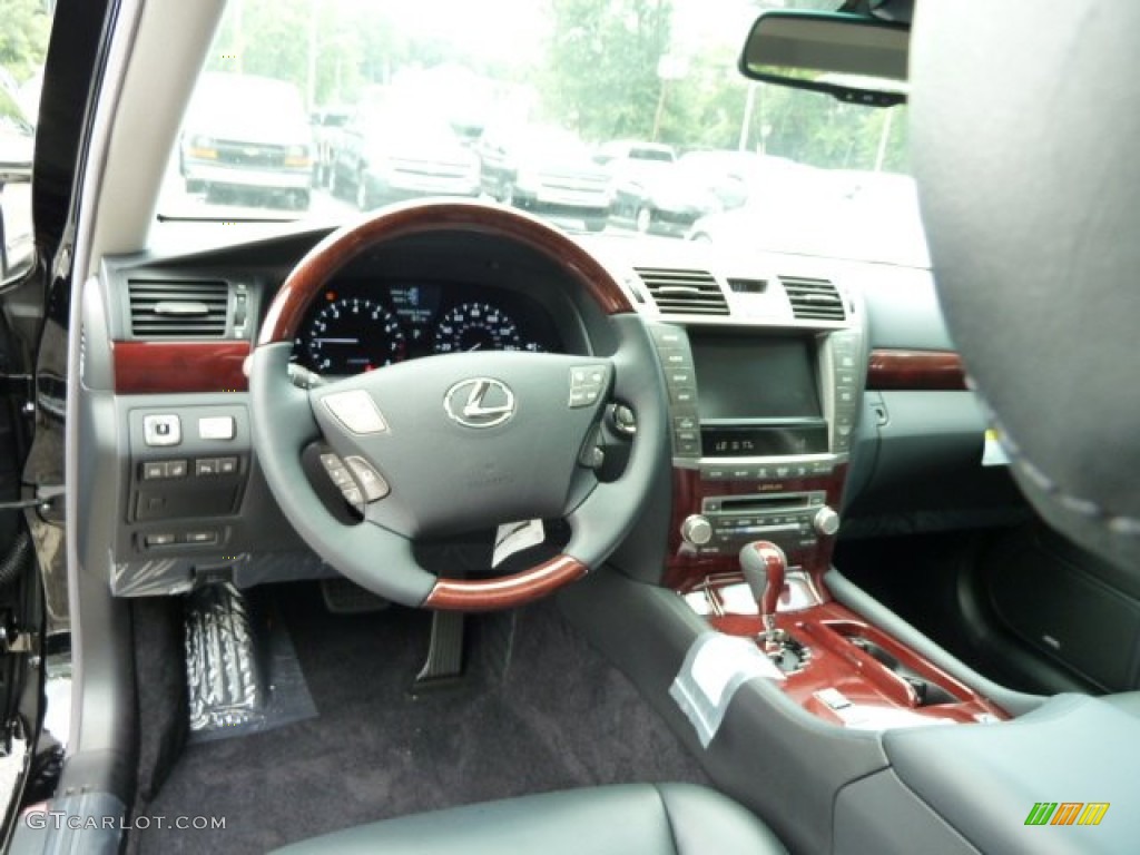 Black Interior 2011 Lexus LS 460 AWD Photo #52144018