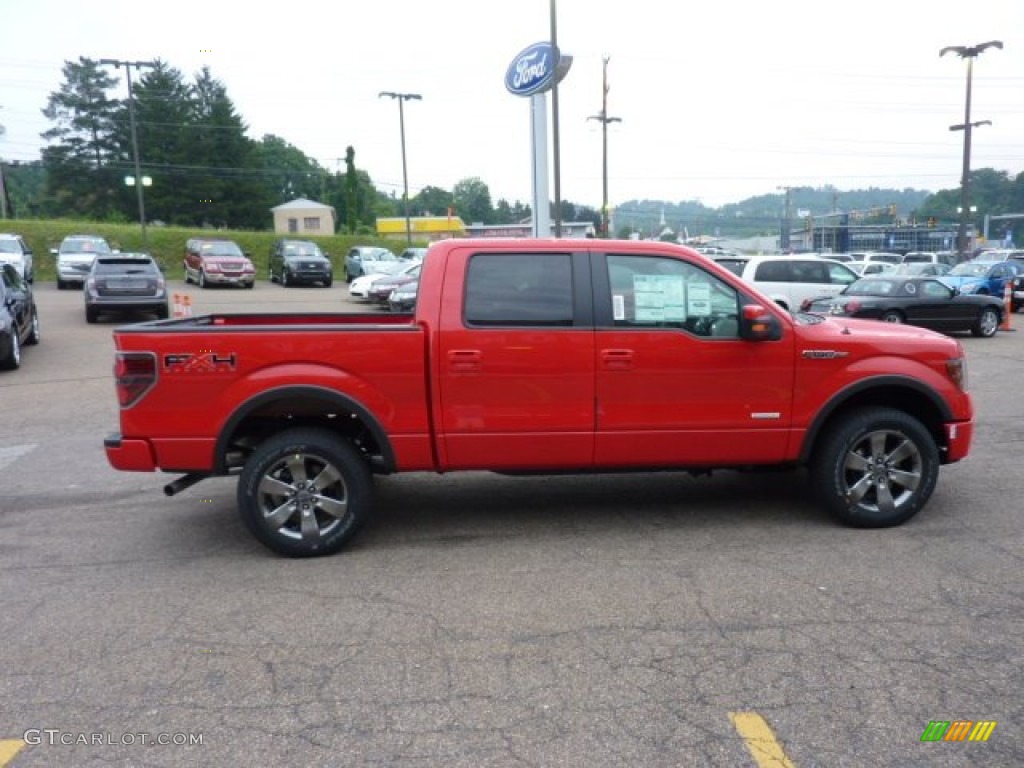 2011 F150 FX4 SuperCrew 4x4 - Race Red / Black photo #5