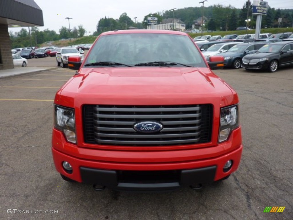 2011 F150 FX4 SuperCrew 4x4 - Race Red / Black photo #7