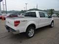 White Platinum Metallic Tri-Coat - F150 Lariat SuperCrew 4x4 Photo No. 4