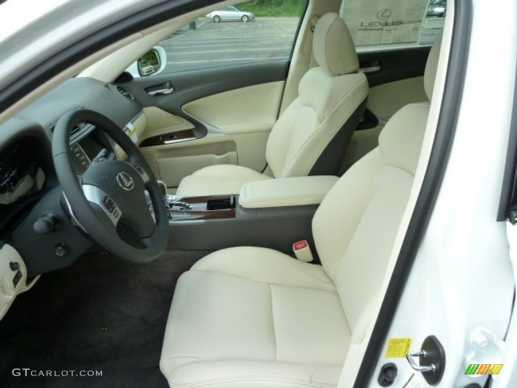 2011 IS 250 AWD - Starfire White Pearl / Ecru photo #10