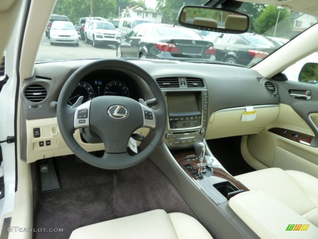 Ecru Interior 2011 Lexus IS 250 AWD Photo #52144798